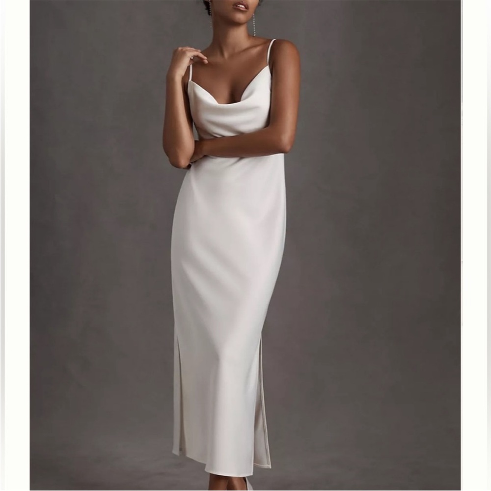 BHLDN CALI SATIN DRESS